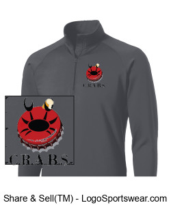 Sport-Tek Men's Sport-Wick Stretch 1/2-Zip Pullover  Design Zoom